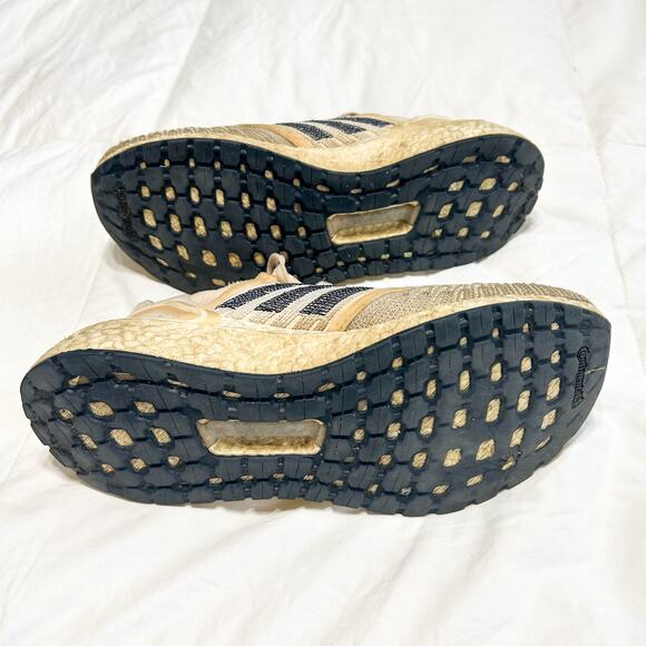 Adidas UltraBoost 20 SB Parley Running Shoes Tan Navy Women’s Size 8 Worn - Picture 5 of 8